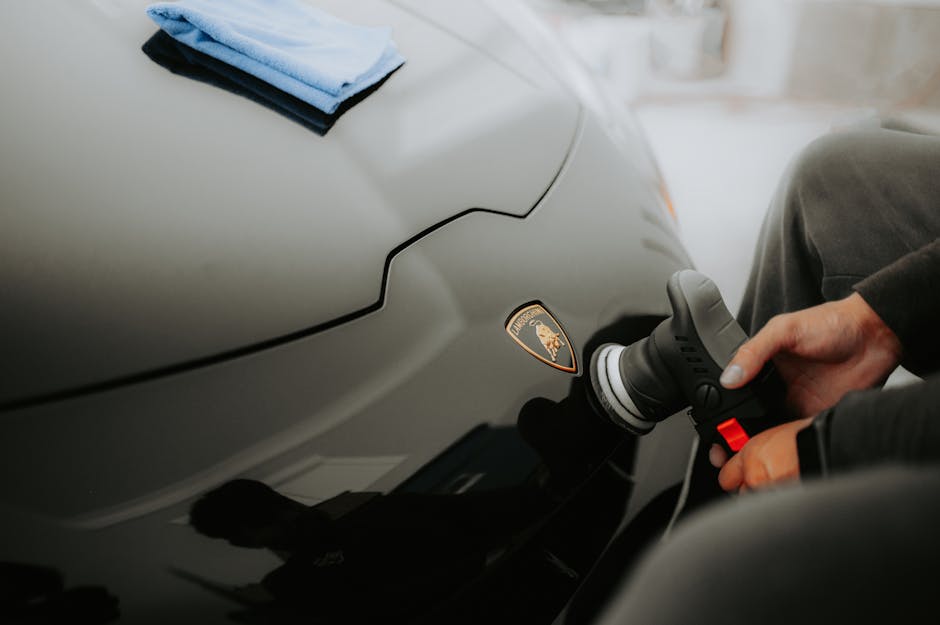 Luxury car detailing process